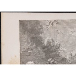 Gravure de 1865 - Le lac Taupo - 2