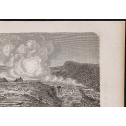 Gravure de 1865 - Pink and White Terraces - 3