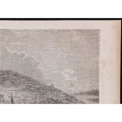 Gravure de 1865 - Vue de Penzance - 3