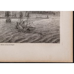 Gravure de 1865 - Vue de Penzance - 5