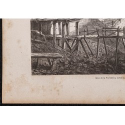 Gravure de 1865 - Mine de la providence - 4