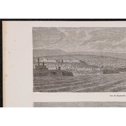 Gravure de 1865 - Plymouth et Devanport - 2
