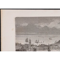 Gravure de 1865 - Vue de Saint-Ives - 2