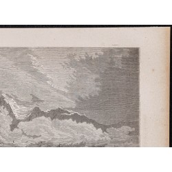 Gravure de 1865 - Glacier à aiguilles au Spitzberg - 3