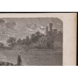 Gravure de 1865 - Arminius Vambéry sur la mer Caspienne - 3