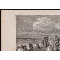 Gravure de 1865 - Retour de bandits turkomans - 2