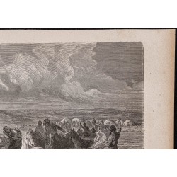 Gravure de 1865 - Retour de bandits turkomans - 3