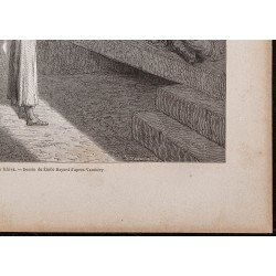 Gravure de 1865 - Arminius Vambéry et le Khan de Khiva - 5