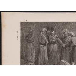 Gravure de 1865 - Peine de mort à Khiva - 2