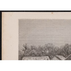 Gravure de 1865 -  Tierra Blanca au Pérou - 2