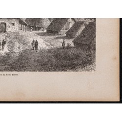 Gravure de 1865 -  Tierra Blanca au Pérou - 5