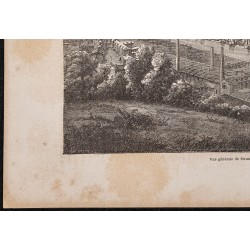 Gravure de 1865 - Vue générale de Swansea - 4