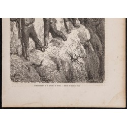 Gravure de 1865 - Contrebandiers de la Serrania de Ronda - 3