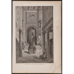 Gravure de 1865 - Puerta del perdon de Séville - 1