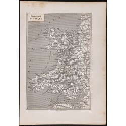 Gravure de 1867 - Principauté de Galles - 1