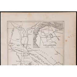 Gravure de 1867 - Carte de la Babylonie - 2