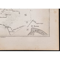 Gravure de 1867 - Plan de Seleucie-Ctésiphon (Irak) - 5