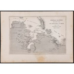 Gravure de 1867 - Presqu'île de Nouméa - 1