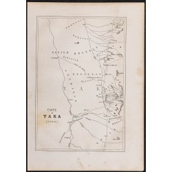 Gravure de 1865 - Taka et Kassala au Soudan - 1