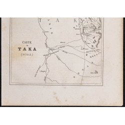 Gravure de 1865 - Taka et Kassala au Soudan - 3