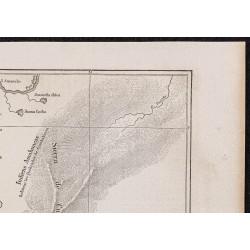 Gravure de 1865 - Carte du Río Ucayali (Pérou) - 3