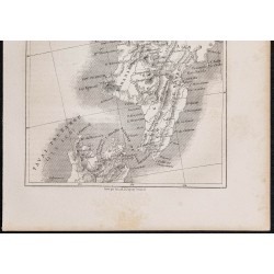 Gravure de 1865 - Île du nord de Nouvelle-Zélande - 3