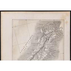 Gravure de 1865 - Île du sud de Nouvelle-Zélande - 2