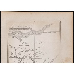 Gravure de 1865 - Carte de l'Amazone - 2