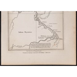 Gravure de 1865 - Carte de l'Amazone - 3