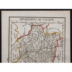 Gravure de 1823 - Département de l'Allier - 2
