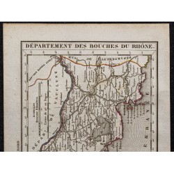 Gravure de 1823 - Département des Bouches-du-Rhône - 2