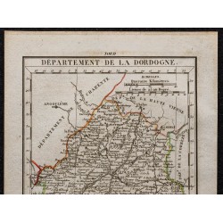 Gravure de 1823 - Département de la Dordogne - 2