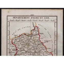 Gravure de 1823 - Département de l'Eure et Loir - 2