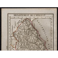 Gravure de 1823 - Département de l'Hérault - 2