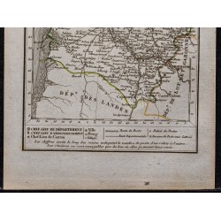 Gravure de 1823 - Département de la Gironde - 3