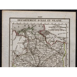 Gravure de 1823 - Département de l'Ille-et-Vilaine - 2