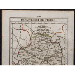 Gravure de 1823 - Département de l'Indre - 2