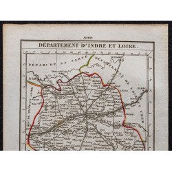 Gravure de 1823 - Département de l'Indre-et-Loire - 2