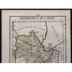 Gravure de 1823 - Département de l'Isère - 2