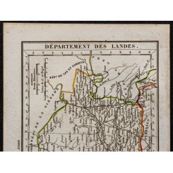 Gravure de 1823 - Département des Landes - 2