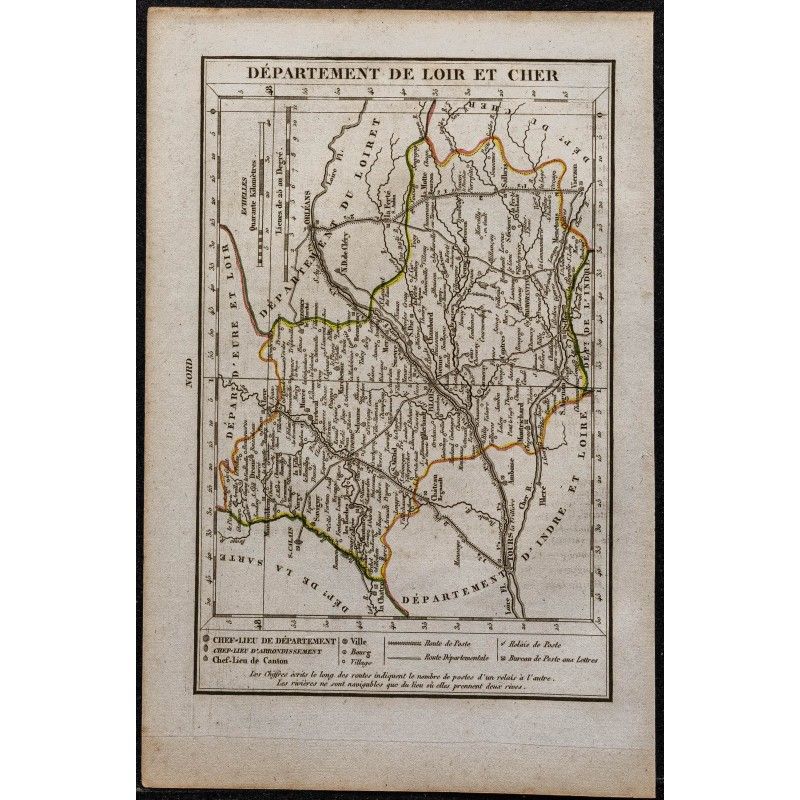 Gravure de 1823 - Département Loir-et-Cher - 1