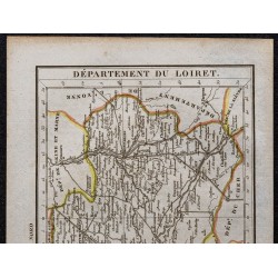 Gravure de 1823 - Département du Loiret - 2