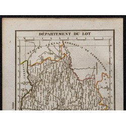 Gravure de 1823 - Département du Lot - 2