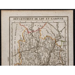 Gravure de 1823 - Département de Lot-et-Garonne - 2