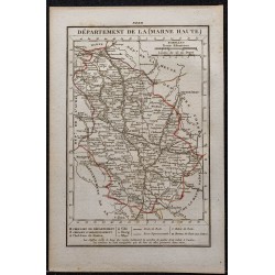 Gravure de 1823 - Département de la Haute-Marne - 1