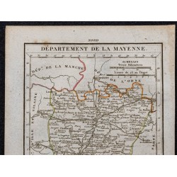 Gravure de 1823 - Département de la Mayenne - 2