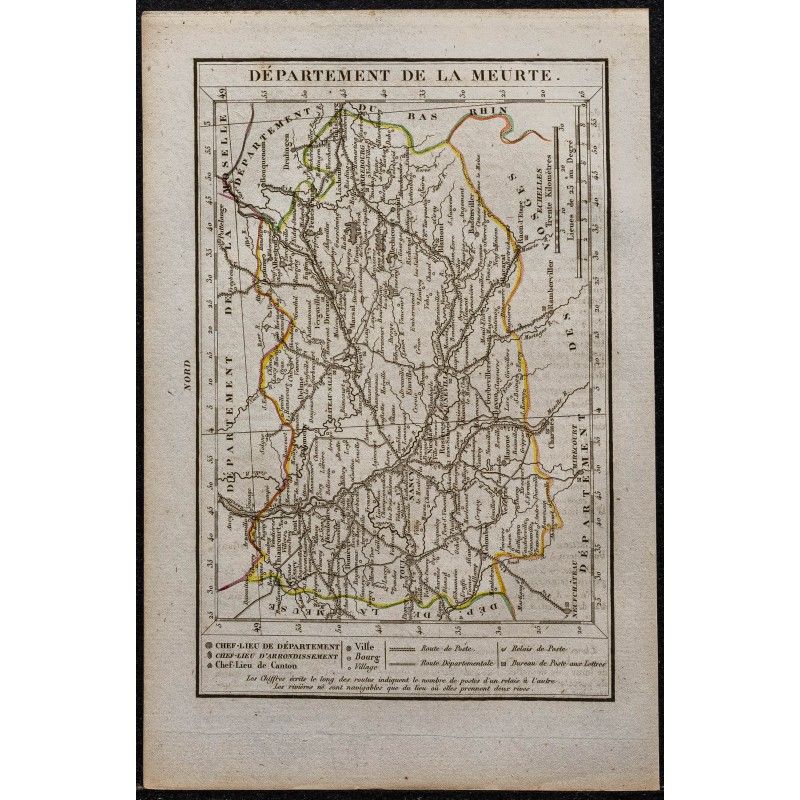 Gravure de 1823 - Département Meurthe - 1