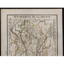 Gravure de 1823 - Département Meurthe - 2