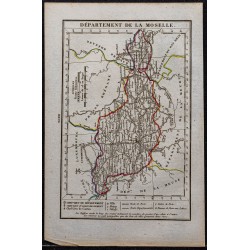 Gravure de 1823 - Département de la Moselle - 1