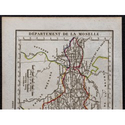 Gravure de 1823 - Département de la Moselle - 2